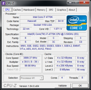 Preview do Core i7 4470k